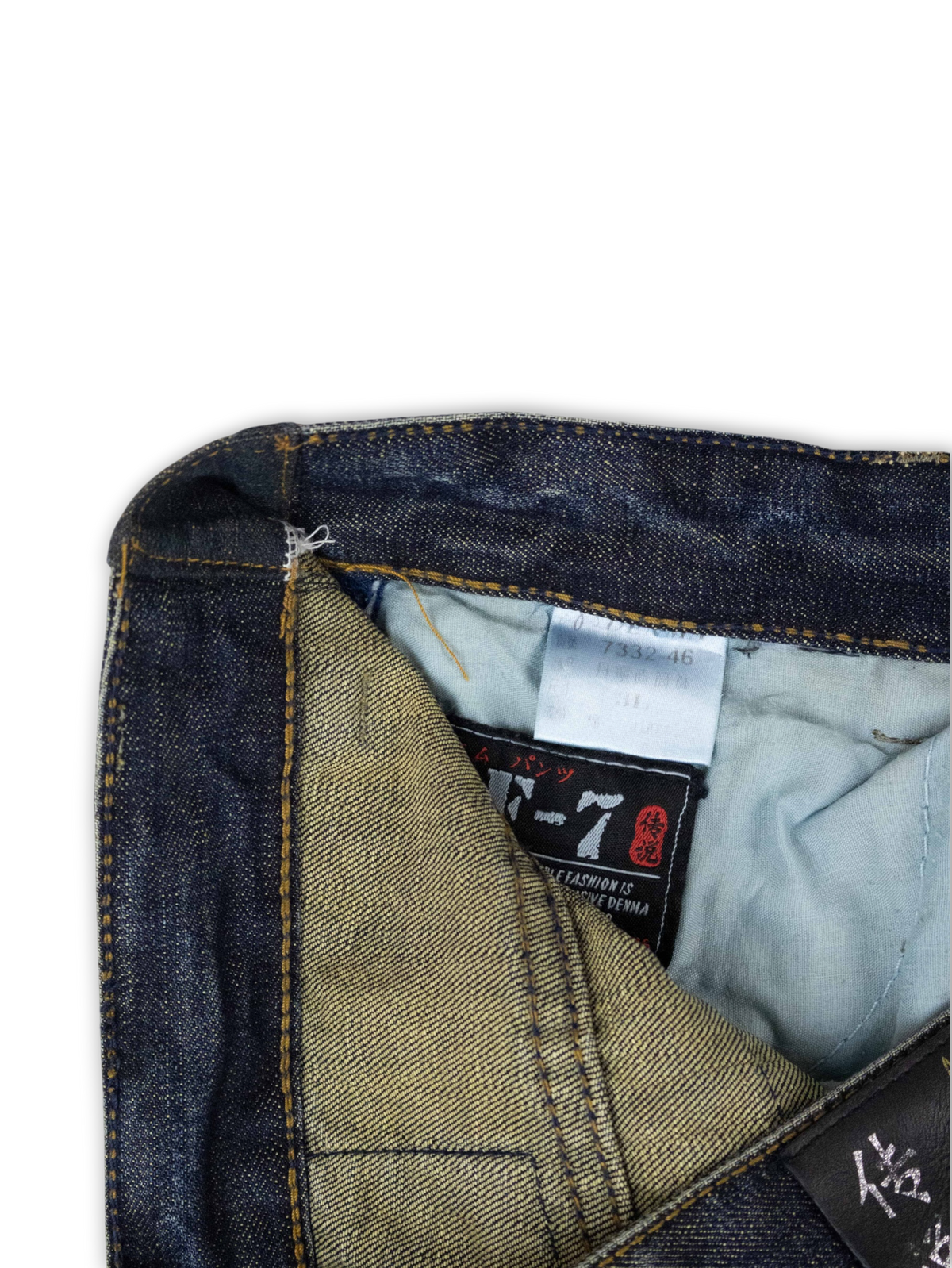 Japanese Washed Denim Jeans (36)