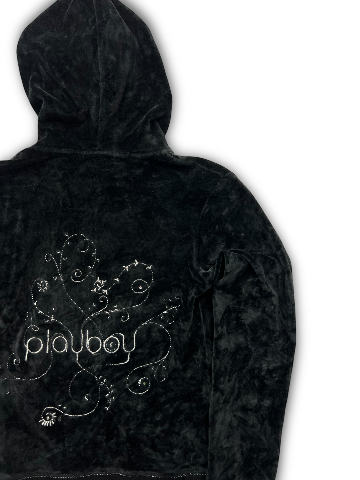 Playboy Velour Zip Up (Womens M)