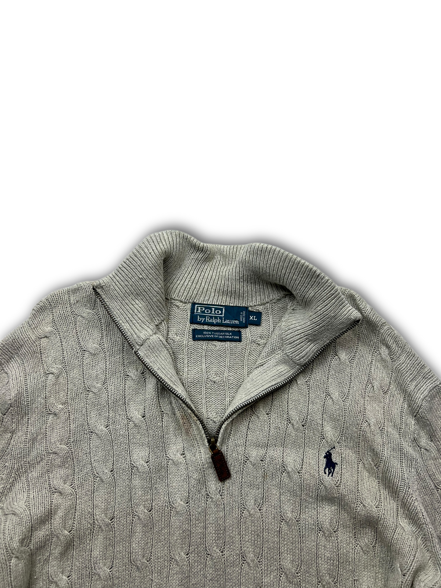 Polo Ralph Lauren Cable Knit 1/4 Zip (XL)