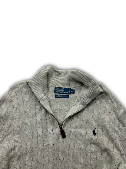 Polo Ralph Lauren Cable Knit 1/4 Zip (XL)