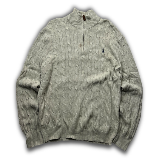 Polo Ralph Lauren Cable Knit 1/4 Zip (XL)