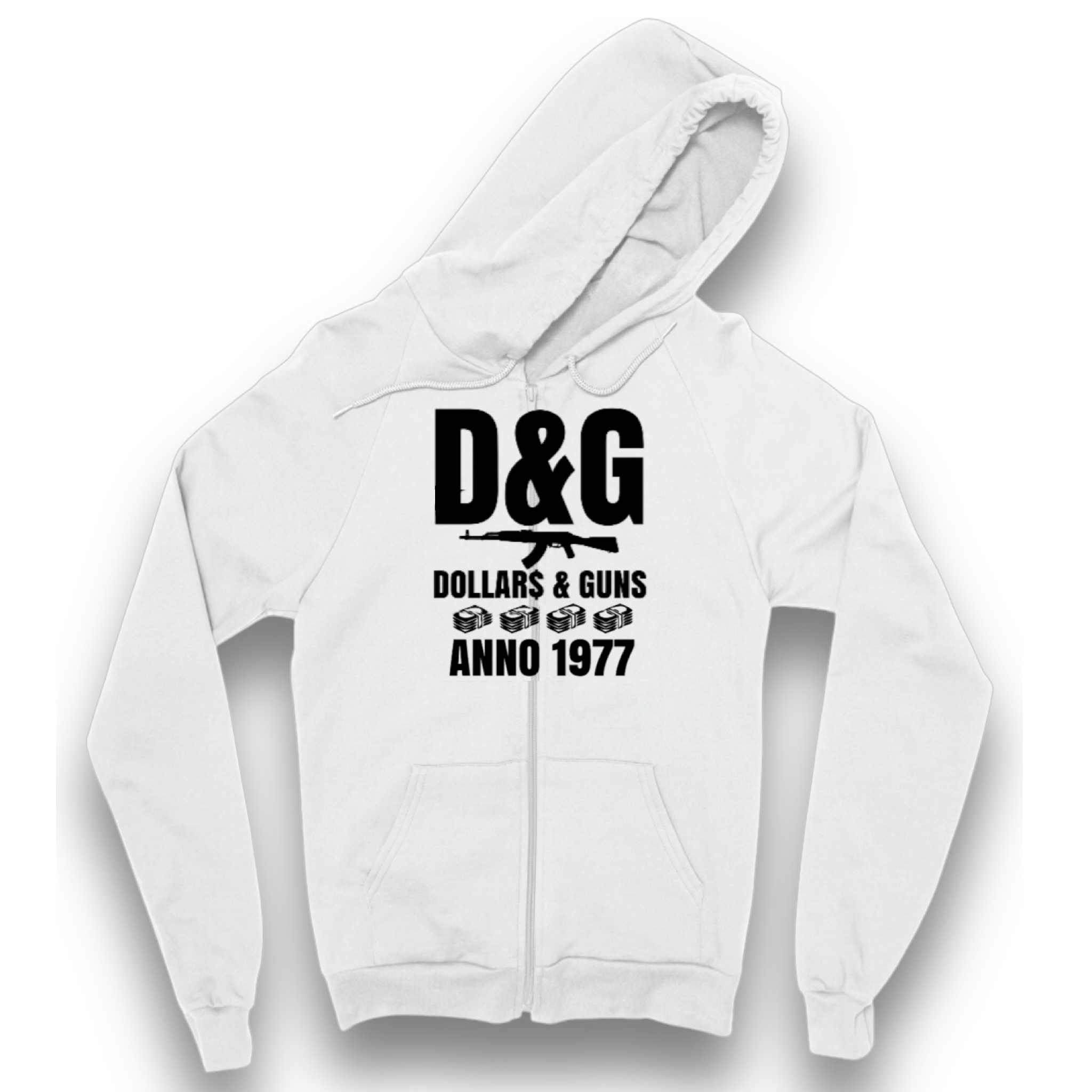 Dollars & Guns Zip Up