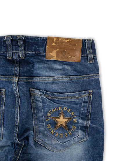 Japanese Washed Denim Jeans (32)