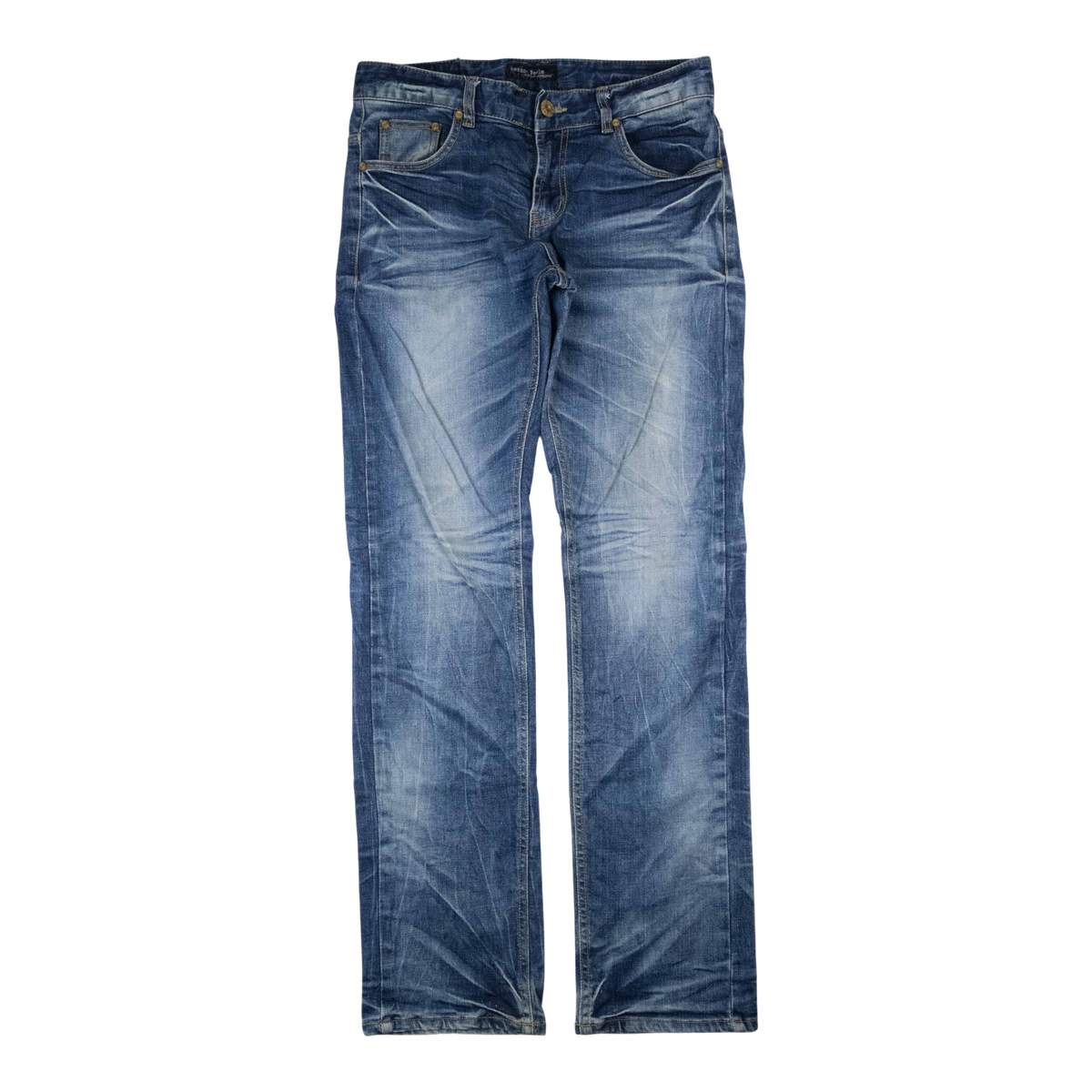 Japanese Washed Denim Jeans (32)
