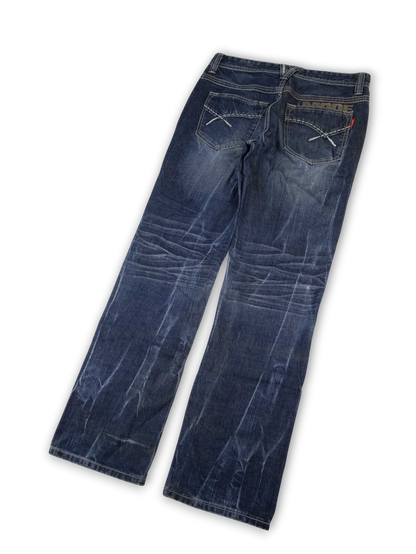 Japanese Washed Denim Jeans (34)