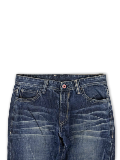 Japanese Washed Denim Jeans (34)