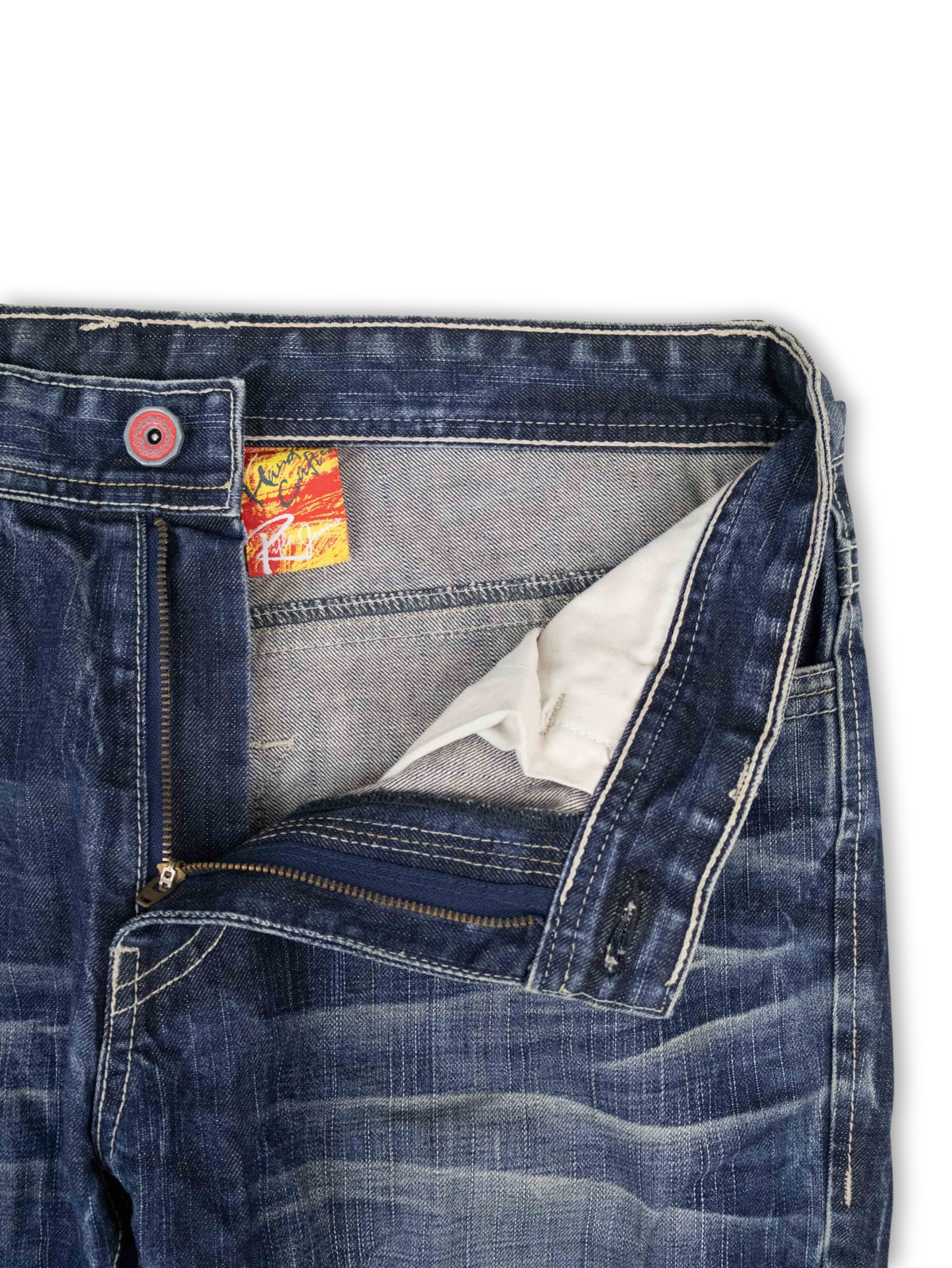 Japanese Washed Denim Jeans (34)