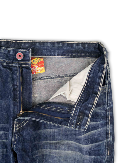 Japanese Washed Denim Jeans (34)