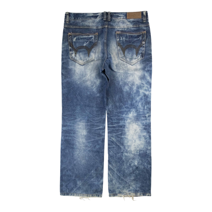 Japanese Washed Denim Jeans (34)