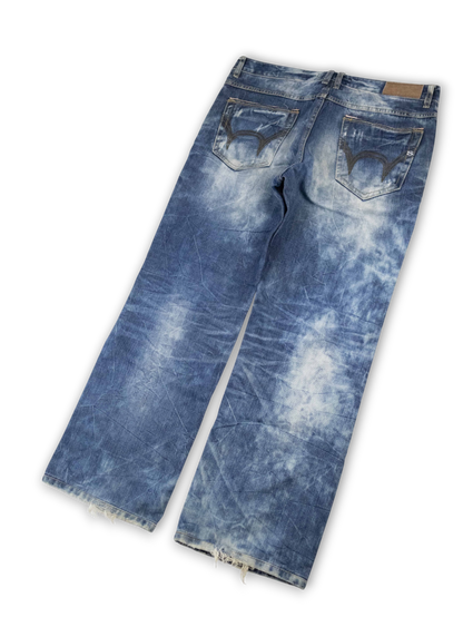 Japanese Washed Denim Jeans (34)