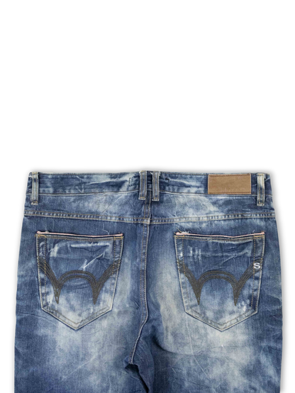 Japanese Washed Denim Jeans (34)