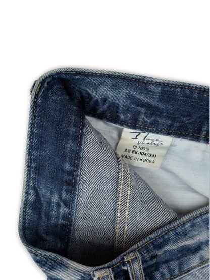 Japanese Washed Denim Jeans (34)