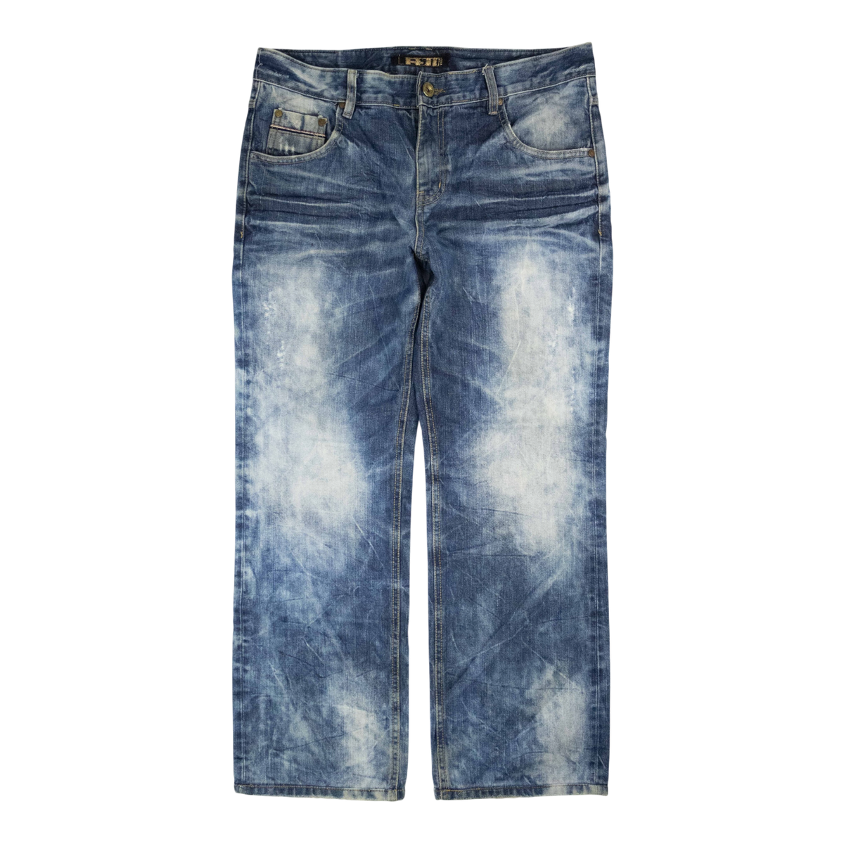 Japanese Washed Denim Jeans (34)