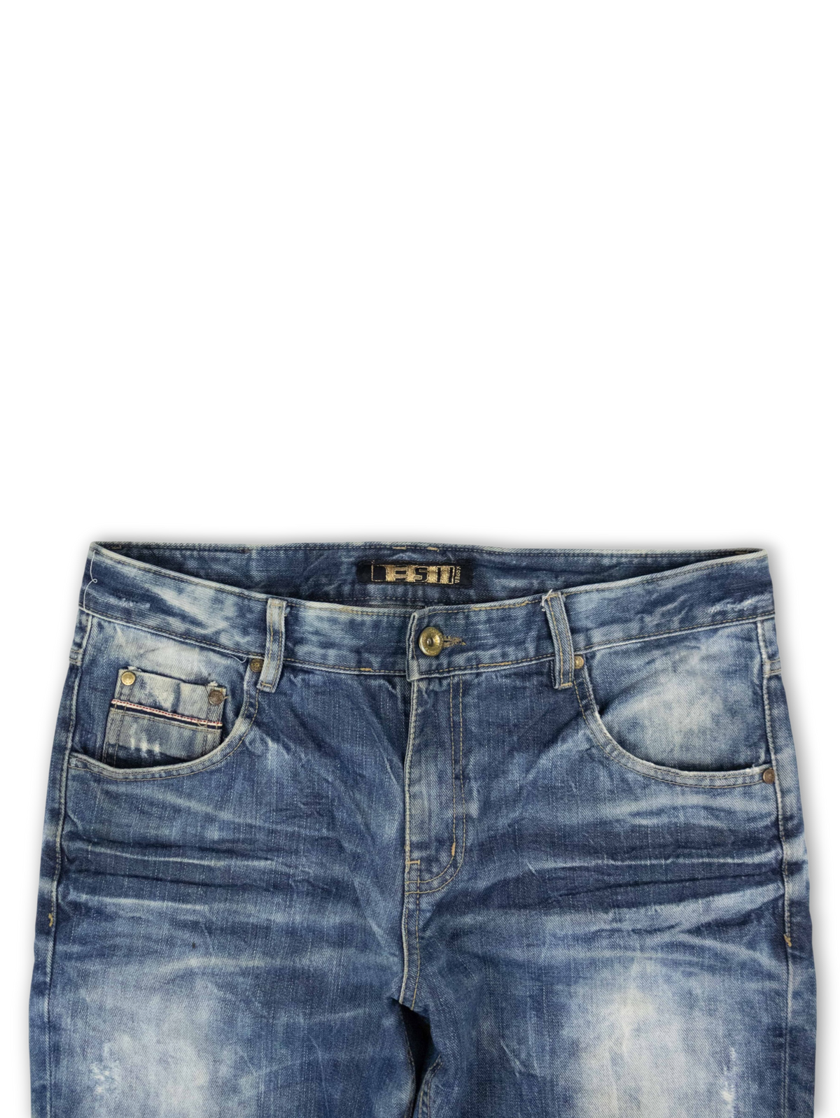 Japanese Washed Denim Jeans (34)