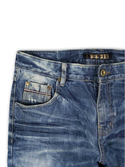 Japanese Washed Denim Jeans (34)