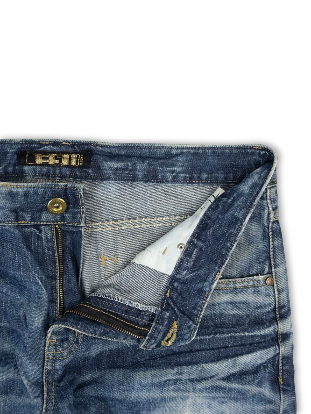 Japanese Washed Denim Jeans (34)