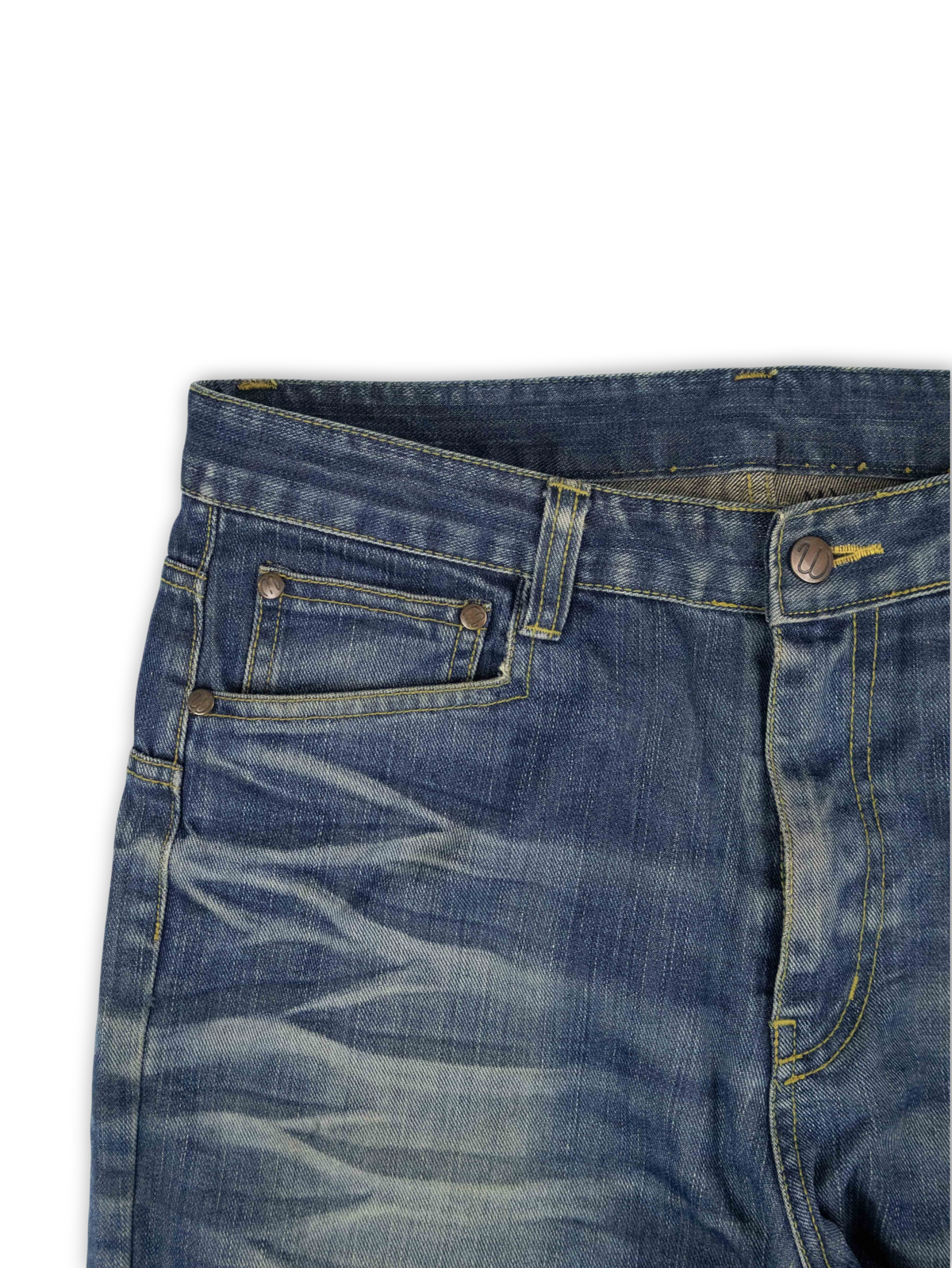 Japanese Washed Denim Jeans (31)