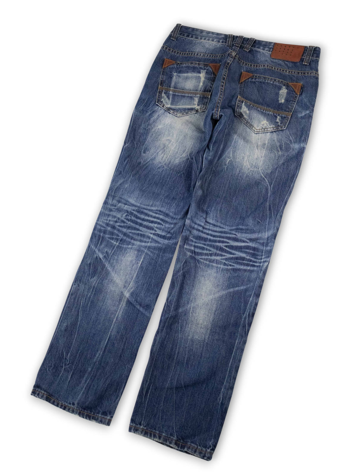 Japanese Washed Denim Jeans (32)