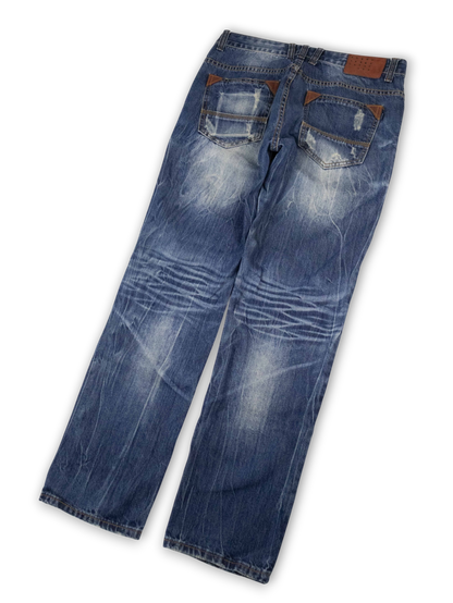 Japanese Washed Denim Jeans (32)