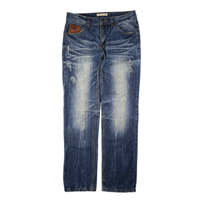 Japanese Washed Denim Jeans (32)