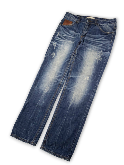 Japanese Washed Denim Jeans (32)