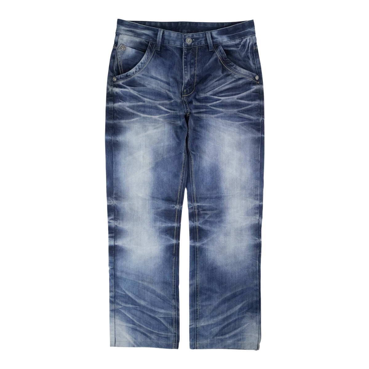 Japanese Washed Denim Jeans (32)