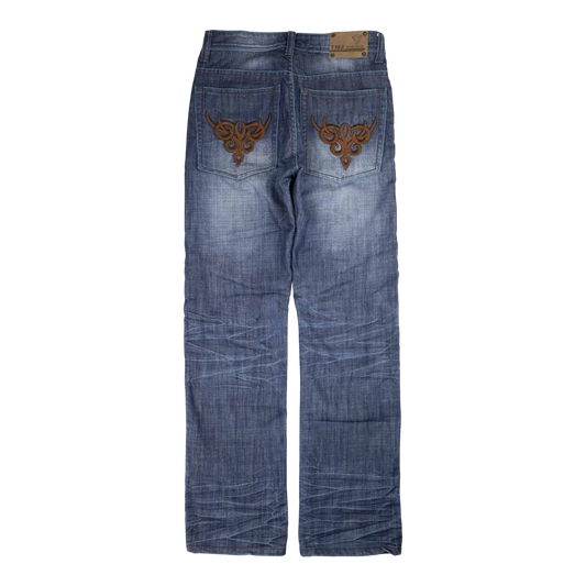 Japanese Washed Denim Jeans (30)