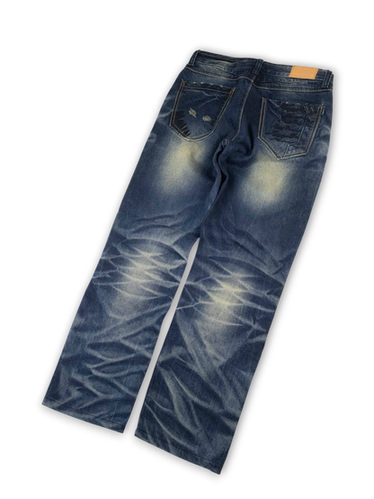 Japanese Washed Denim Jeans (30)