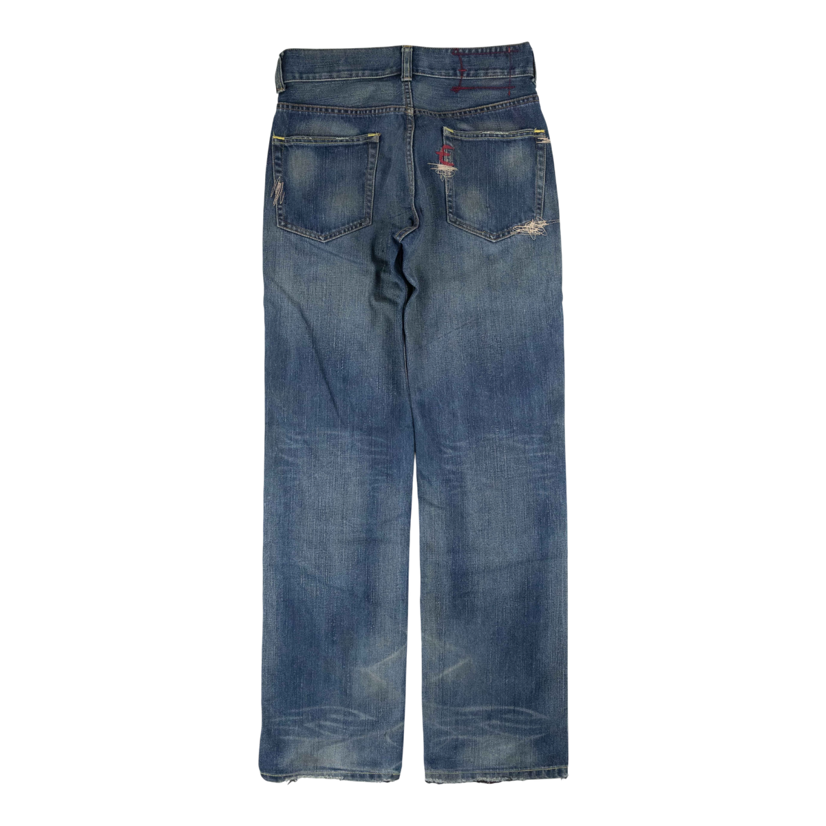 Japanese Washed Denim Jeans (28)