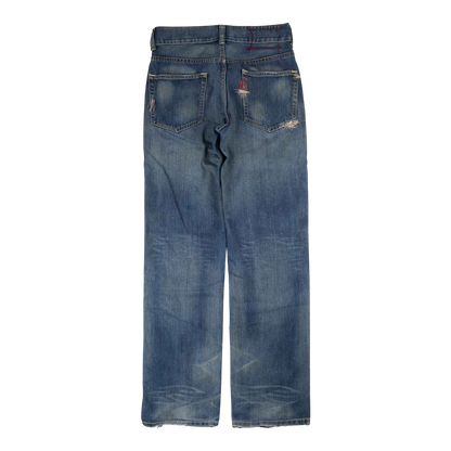Japanese Washed Denim Jeans (28)
