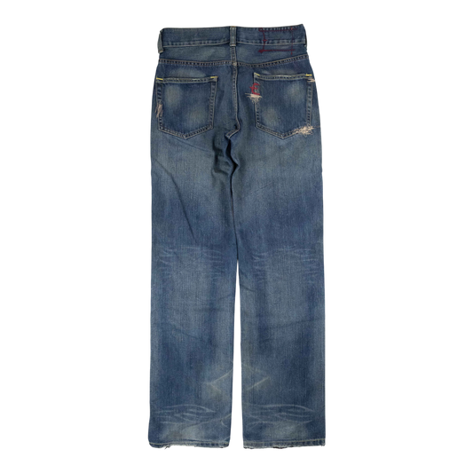 Japanese Washed Denim Jeans (28)