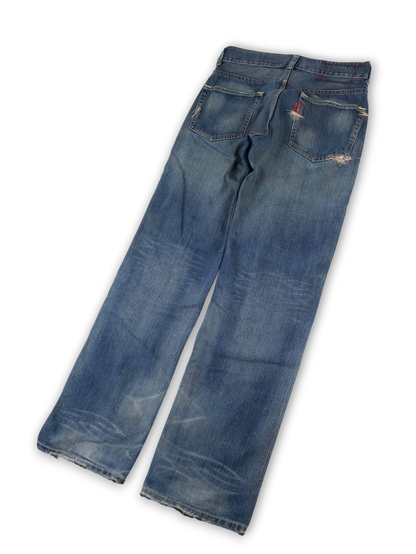 Japanese Washed Denim Jeans (28)