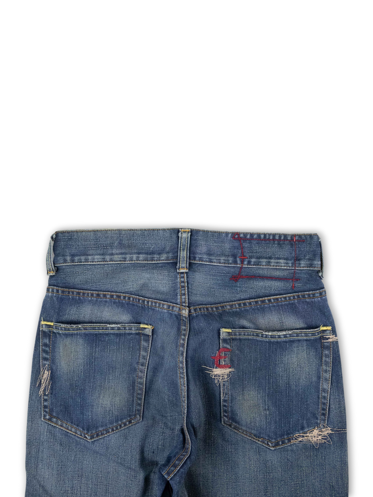 Japanese Washed Denim Jeans (28)