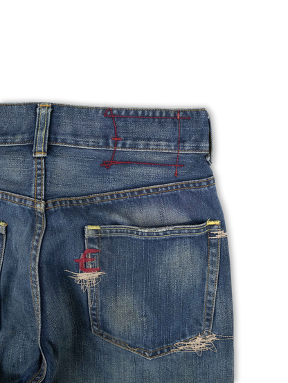Japanese Washed Denim Jeans (28)
