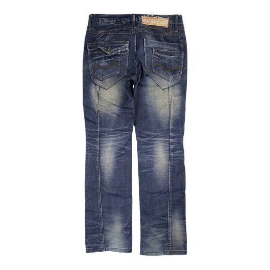 Japanese Washed Denim Jeans (34)