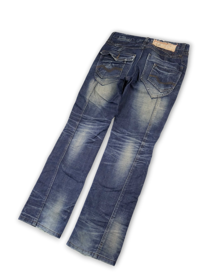 Japanese Washed Denim Jeans (34)