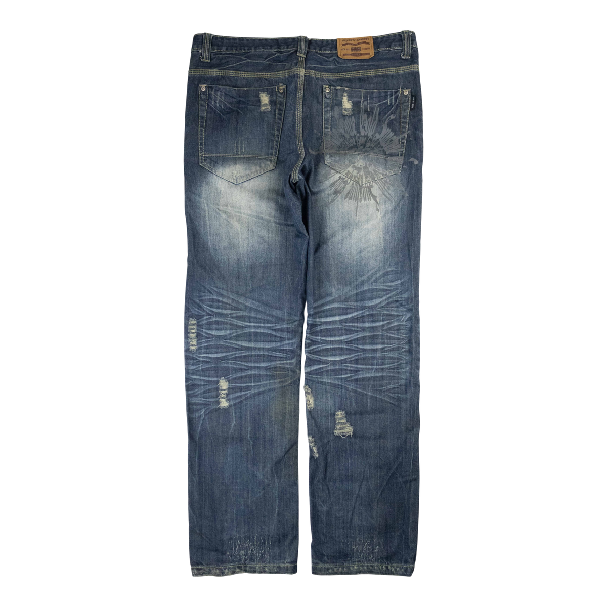 Japanese Washed Denim Jeans (36)