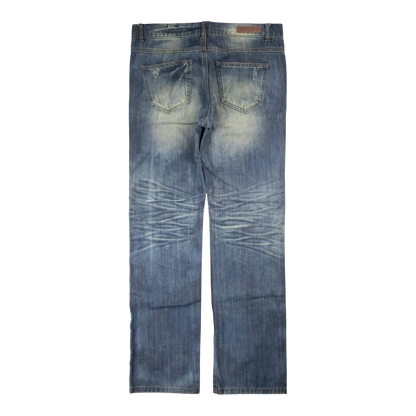 Japanese Washed Denim Jeans (36)
