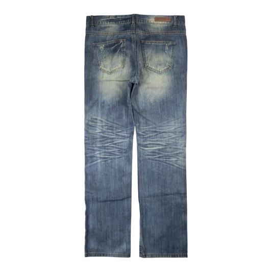 Japanese Washed Denim Jeans (36)