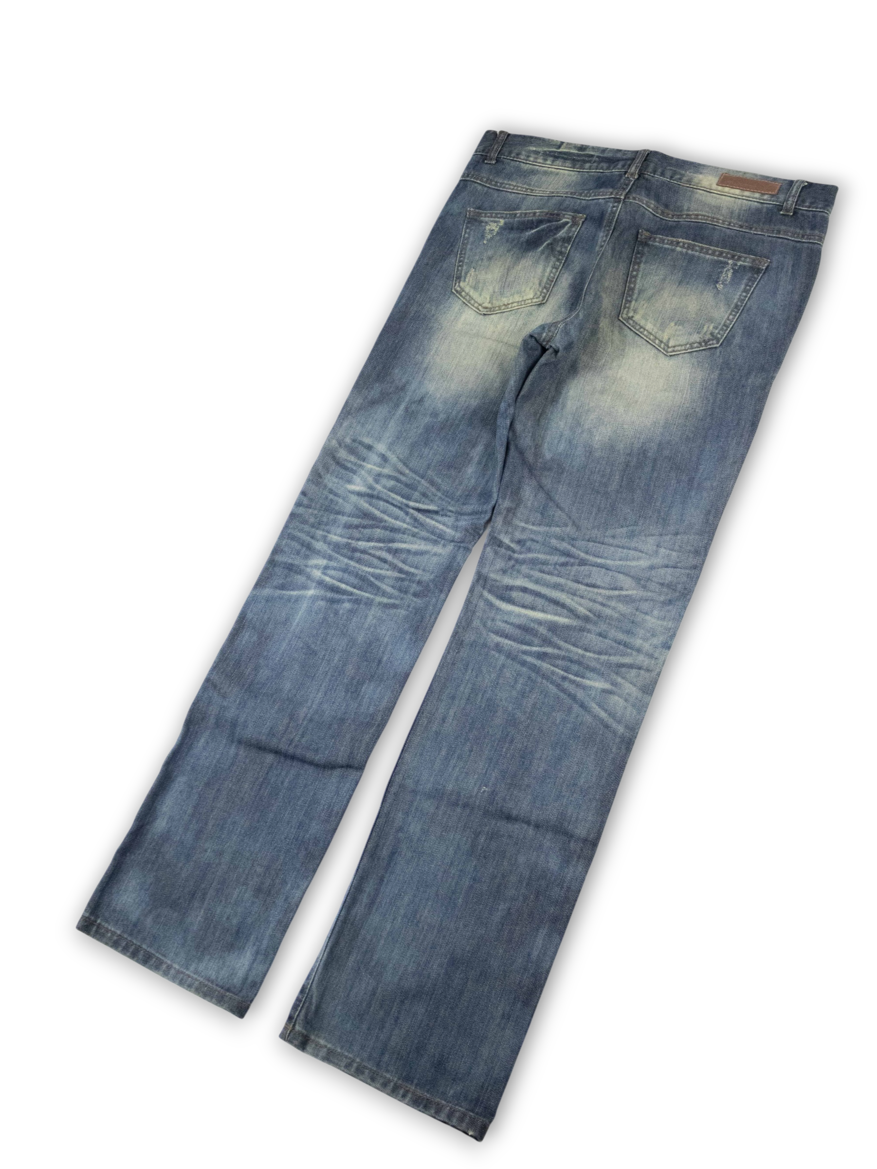 Japanese Washed Denim Jeans (36)