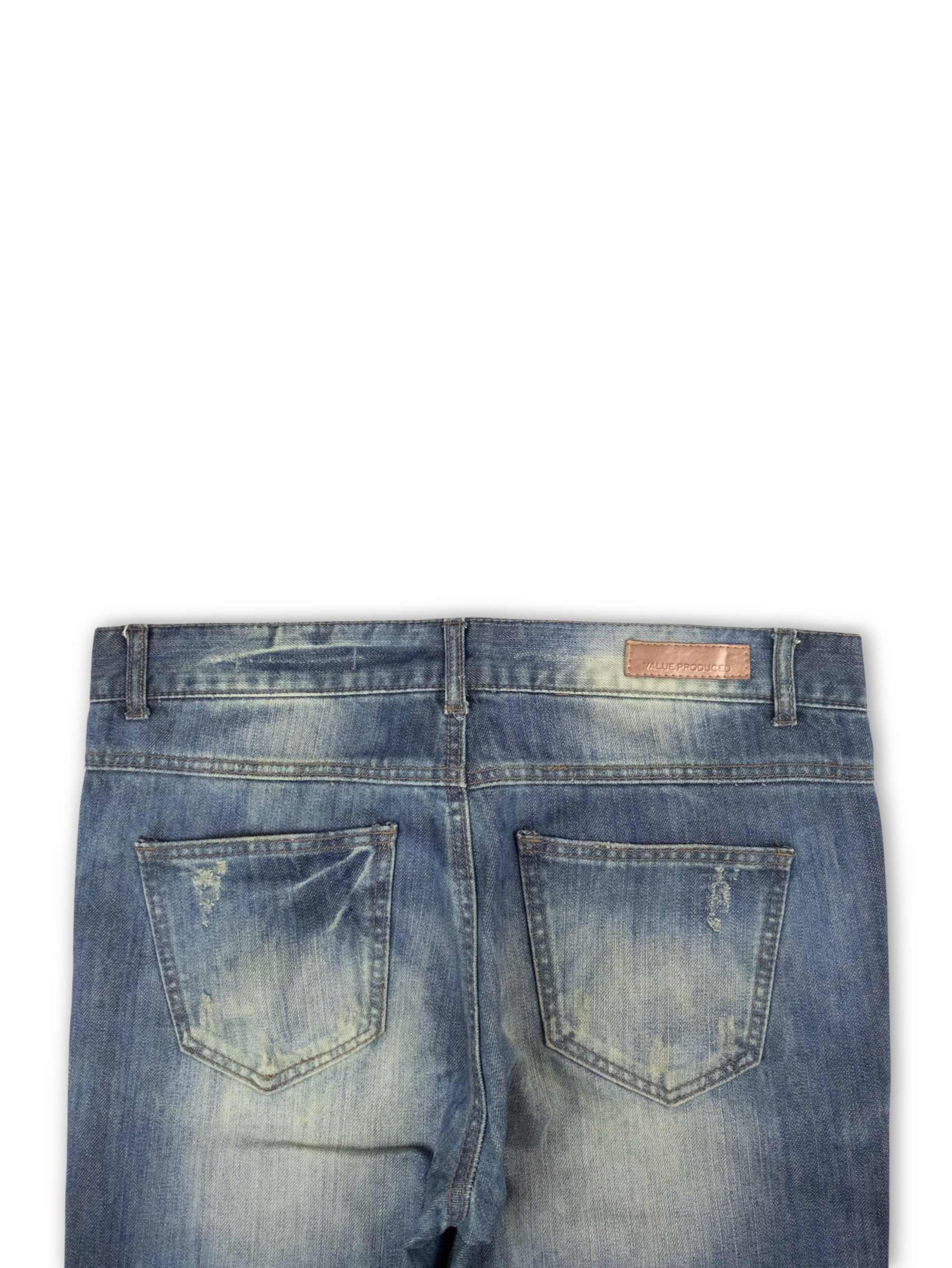 Japanese Washed Denim Jeans (36)