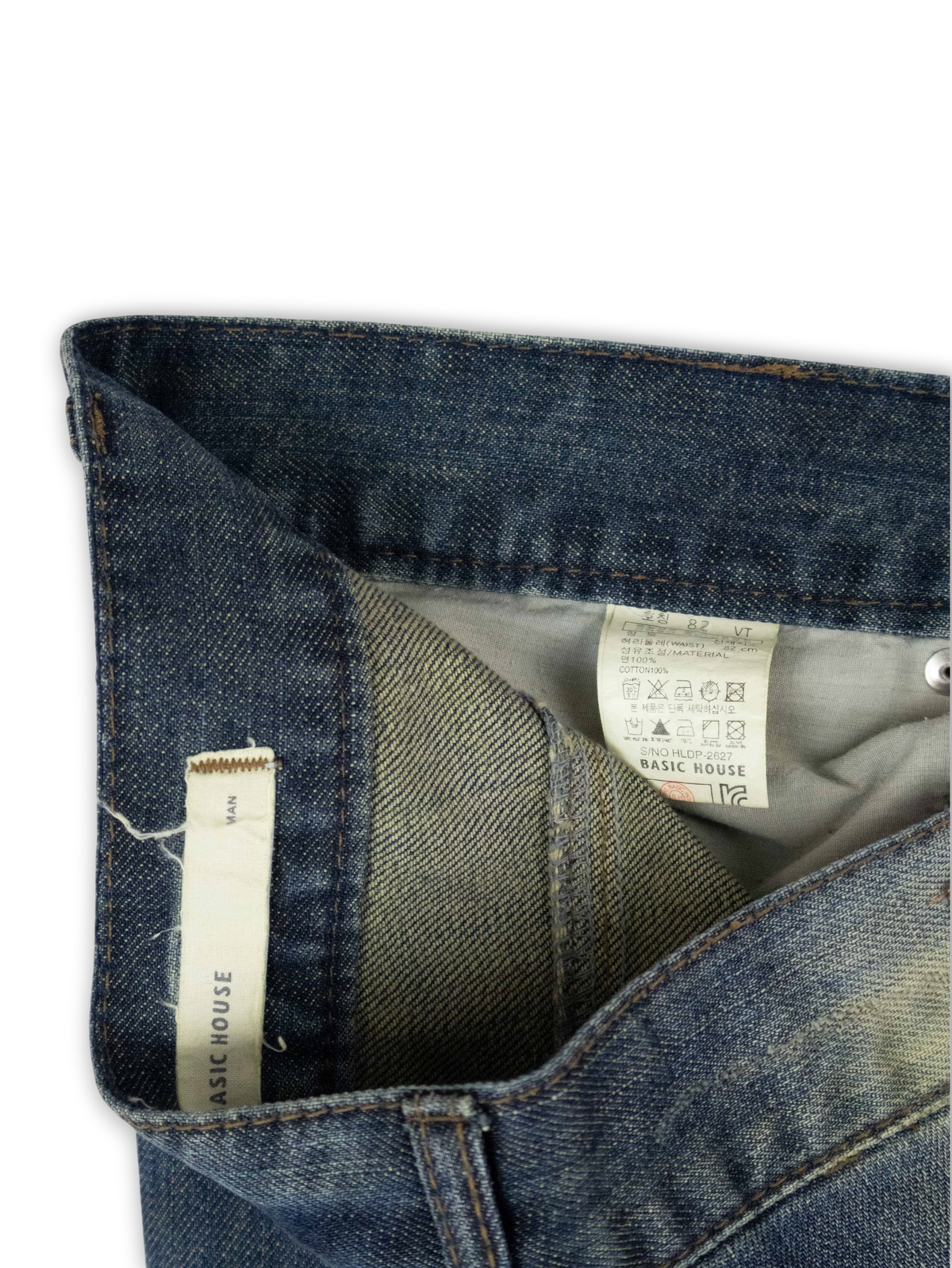 Japanese Washed Denim Jeans (36)