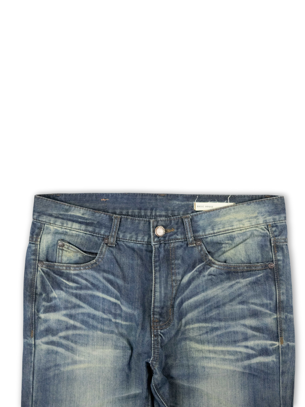 Japanese Washed Denim Jeans (36)