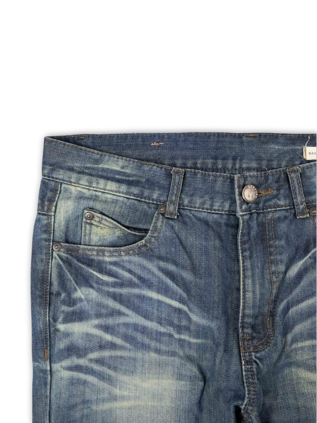 Japanese Washed Denim Jeans (36)