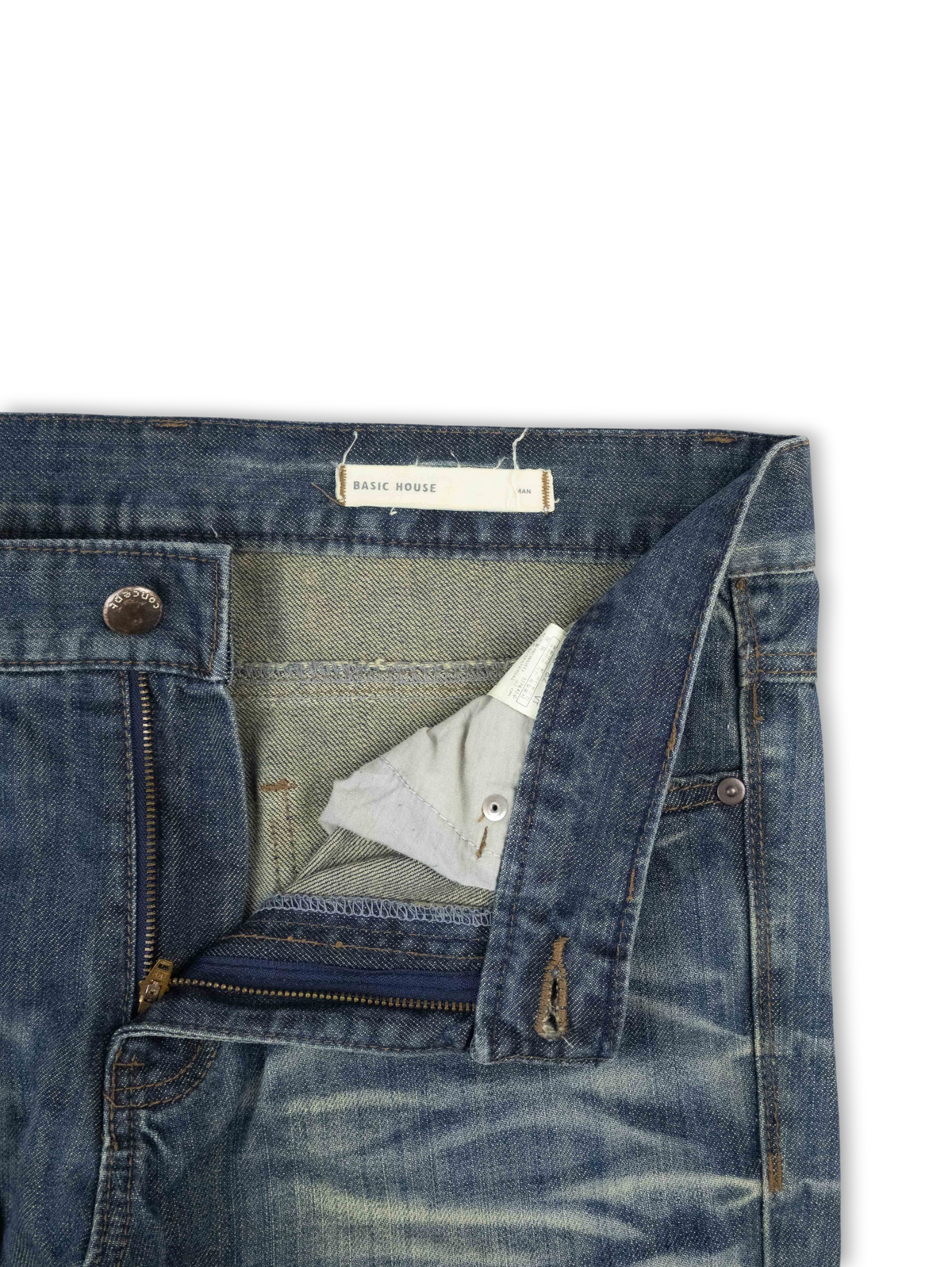 Japanese Washed Denim Jeans (36)