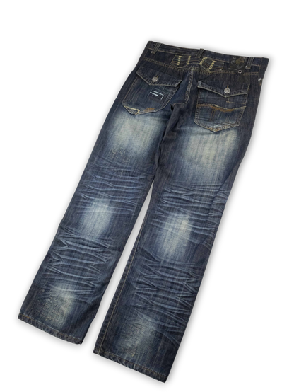 Japanese Washed Denim Jeans (36)