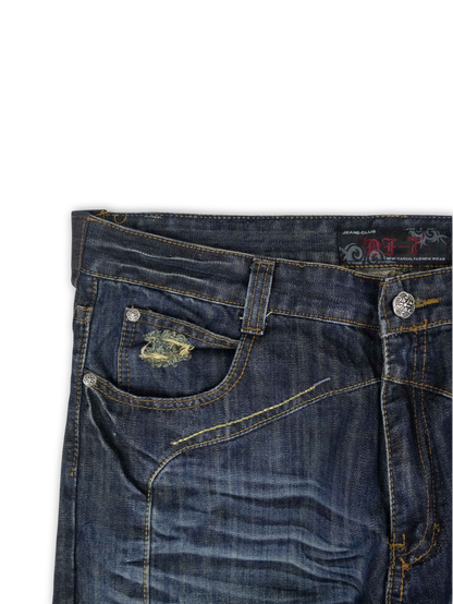 Japanese Washed Denim Jeans (36)