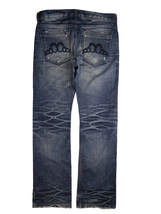 Japanese Washed Denim Jeans (30)