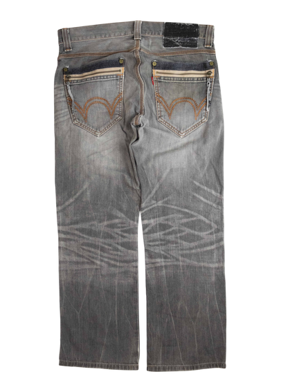 Japanese Washed Denim Jeans (32)