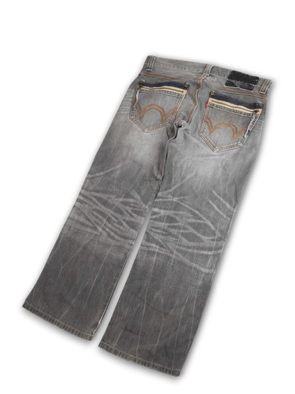 Japanese Washed Denim Jeans (32)